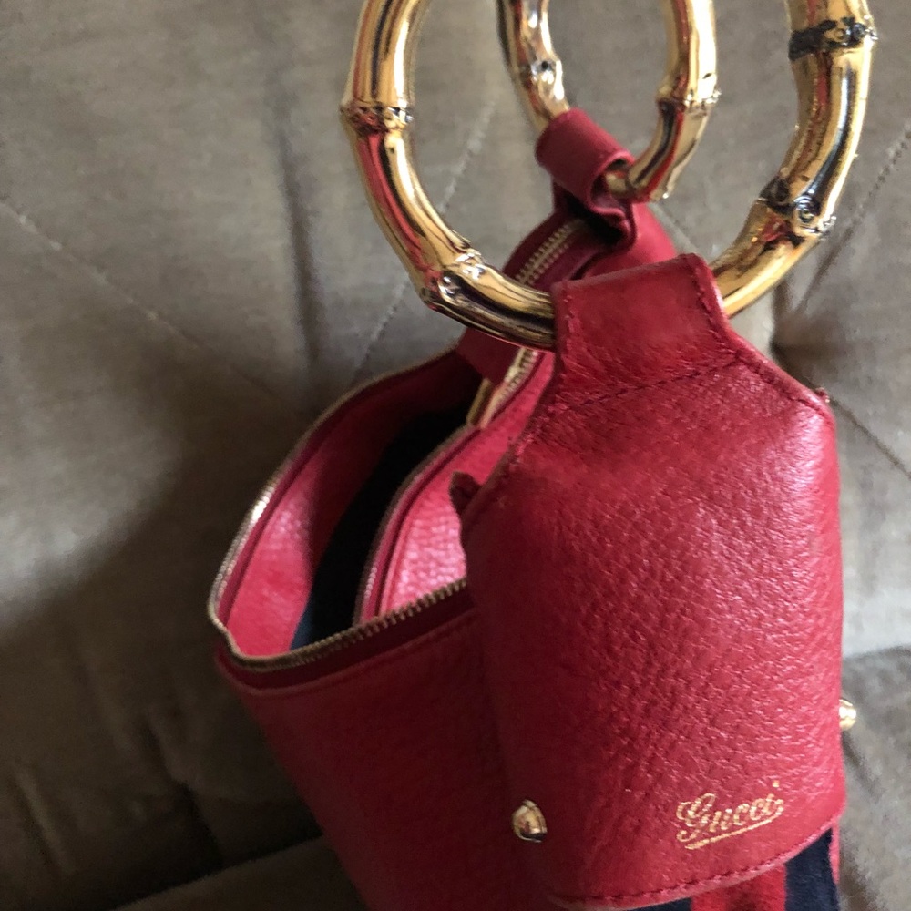 Gucci bamboo handbag
